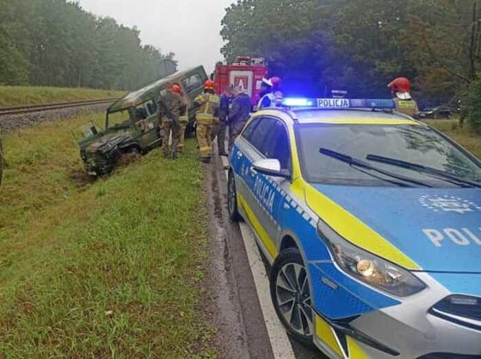 Військове авто потрапило в ДТП на півночі Польщі, є постраждалі