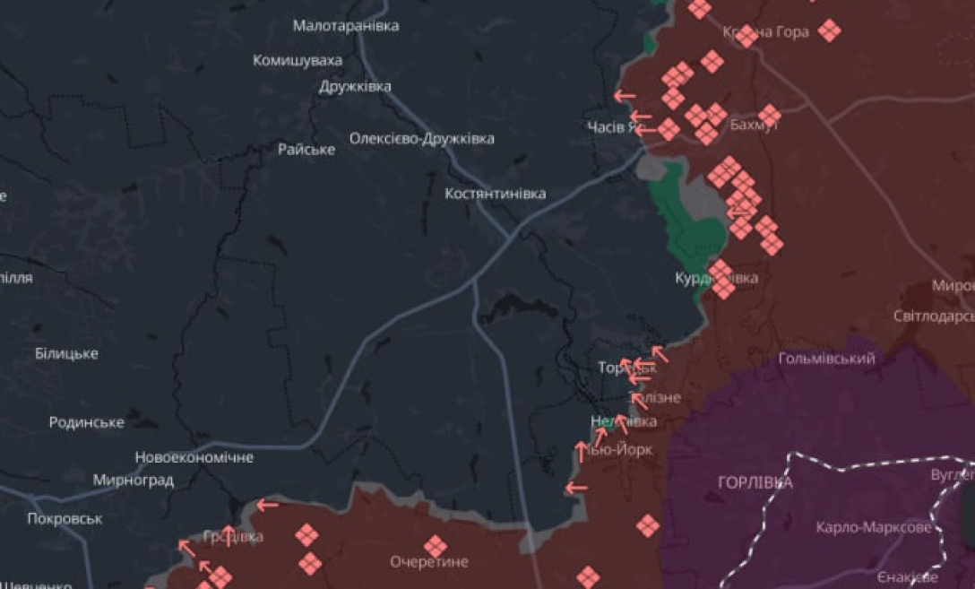 Карта боїв в районі Нью Йорка quqidreiqruidqzhab